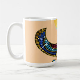 古代エジプトの翼のあるスカラベ コーヒーマグカップ