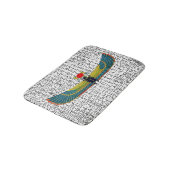 古代エジプトの翼のあるスカーラブ バスマット (アングル)