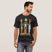 古代エジプトの聖三位一体 Tシャツ (正面フル)