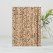 古代エジプトの聖刻文字 招待状 (スタンド正面)