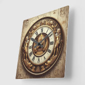 古代エジプトの背景01 スクエア壁時計 (傾斜)