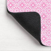 古代エジプトの花 – ピンク マウスパッド (コーナー)