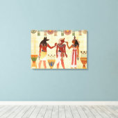 古代エジプトの芸術 キャンバスプリント (インサイチュ (ウッドフロア))