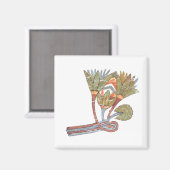 古代エジプトの蓮の花 マグネット (正面/裏面)