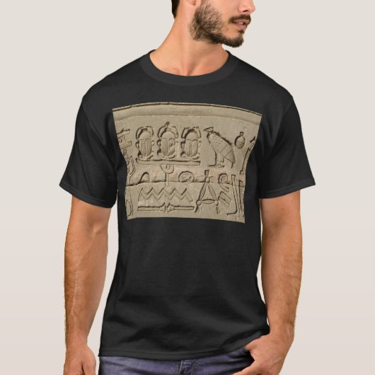 古代エジプトの記号 Tシャツ (正面)
