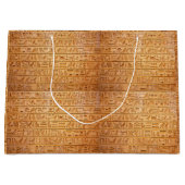 古代エジプトの象形文字とファラオの歴史 ラージペーパーバッグ (正面)