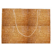古代エジプトの象形文字とファラオの歴史 ラージペーパーバッグ (裏面)