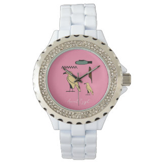 古代エジプトの象形文字のダイアナ名 腕時計