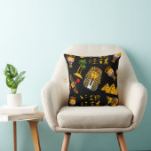 古代エジプトの象形文字のパターン背景 クッション (椅子)