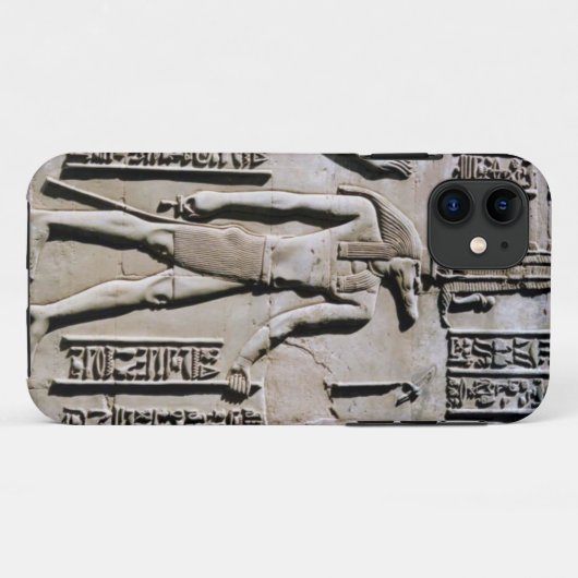 古代エジプトの象形文字の壁画 Case-Mate iPhoneケース (裏面(横))
