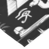 古代エジプトの象形文字の記号パターン テーブルクロス (アングル)