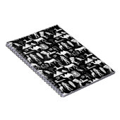 古代エジプトの象形文字の記号パターン       ノートブック (右側)