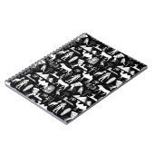 古代エジプトの象形文字の記号パターン       ノートブック (左側)