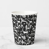 古代エジプトの象形文字の記号パターン 紙コップ (左)