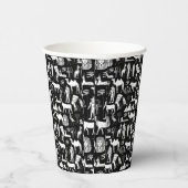 古代エジプトの象形文字の記号パターン 紙コップ (右)