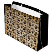 古代エジプトの象形文字をテーマにした抱き枕 ラージペーパーバッグ (裏面アングル)