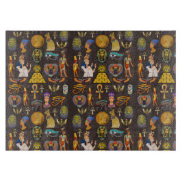 古代エジプトの象形文字パターン記号 カッティングボード