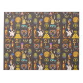 古代エジプトの象形文字パターン記号 ノートパッド (正面)