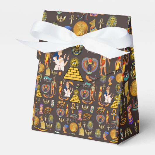 古代エジプトの象形文字パターン記号 フェイバーボックス (正面サイド)