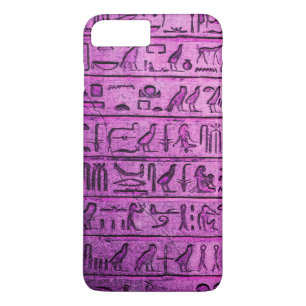 古代エジプトの象形文字パープルiPhone 7プラス iPhone 8 Plus/7 Plusケース