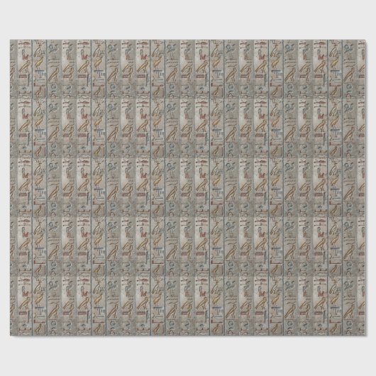 古代エジプトの象形文字版木、銅版、版画ファロアpGift ラッピングペーパー (フラット)