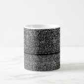 古代エジプトの象形文字言語の刻まれたテキスト コーヒーマグカップ (中央)
