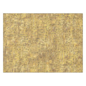 古代エジプトの象形文字金ゴールド テーブルクロス (正面(横))