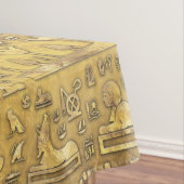 古代エジプトの象形文字金ゴールド テーブルクロス (インサイチュ)