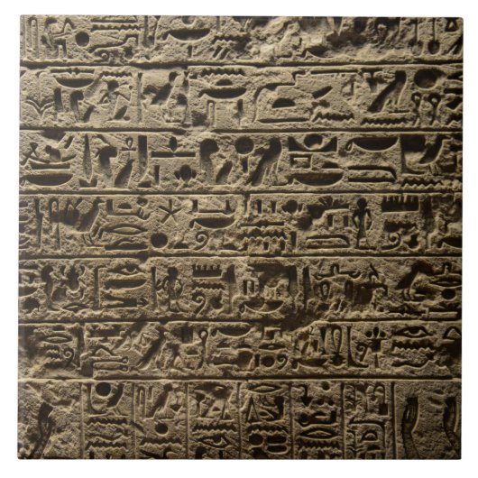 古代エジプトの象形文字 タイル (正面)
