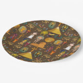 古代エジプトの象形文字 – パターン記号 ペーパープレート (アングル)