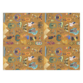 古代エジプトの象形文字 – パターン象形文字 テーブルクロス (正面(横))