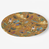 古代エジプトの象形文字 – パターン象形文字 ペーパープレート (アングル)