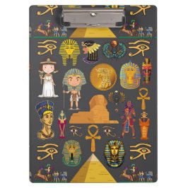古代エジプトの象形文字 - パターン ファラオ クリップボード