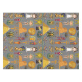 古代エジプトの象形文字 – パターンPharaoh テーブルクロス (正面(横))