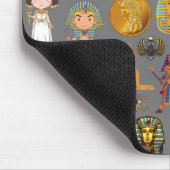 古代エジプトの象形文字 – パターンPharaoh マウスパッド (コーナー)