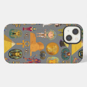 古代エジプトの象形文字 – パターンPharaoh iPhoneケース (裏面横)