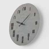 古代エジプトの象形文字 ラージ壁時計 (傾斜)