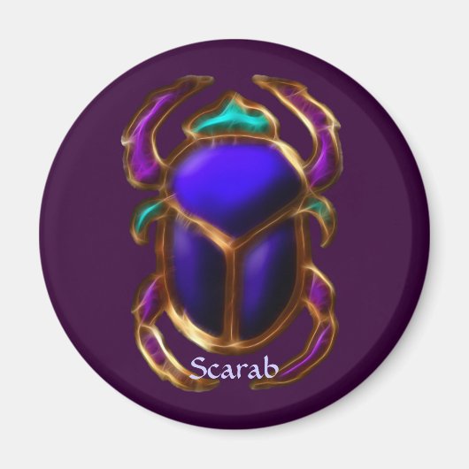 古代エジプトの魔法のスカーバマグネット マグネット (正面)