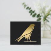 古代エジプトの鳥の女神ネクベト ポストカード (スタンド正面)