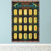 古代エジプトの20の神と神 キャンバスプリント (インサイチュ (ウッドフロア))
