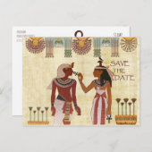 古代エジプトは日付はがきアフリカのヒエロンを保存 案内ポストカード (正面/裏面)