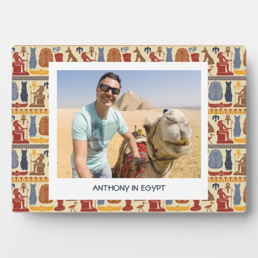 古代エジプトをテーマにしたカスタム写真 フォトプラーク (正面)