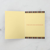 古代エジプトをテーマにした誕生日カード カード (内部)