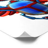 古代エジプトスカラブカブトムシ ポスター (角)