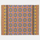 古代エジプトスタイル フリースブランケット (正面(横))