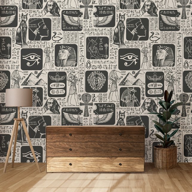 古代エジプトテーマピラミッドファラオAnubisシンボル 壁紙 (クリエイターアップロード済み)