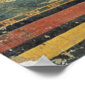 古代エジプトホルスプリント ポスター (角)