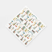 古代エジプトヴィンテージエジプト模様 スタンダードランチョンナプキン (角)