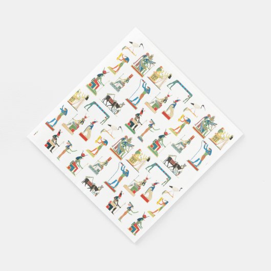 古代エジプトヴィンテージエジプト模様 スタンダードランチョンナプキン (角)