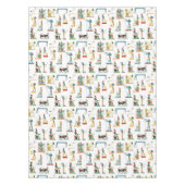 古代エジプトヴィンテージエジプト模様 テーブルクロス (正面)